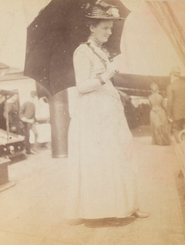 'alys on s.s. elbe' (alys whitall russell (née pearsall smith)) npg ax160617