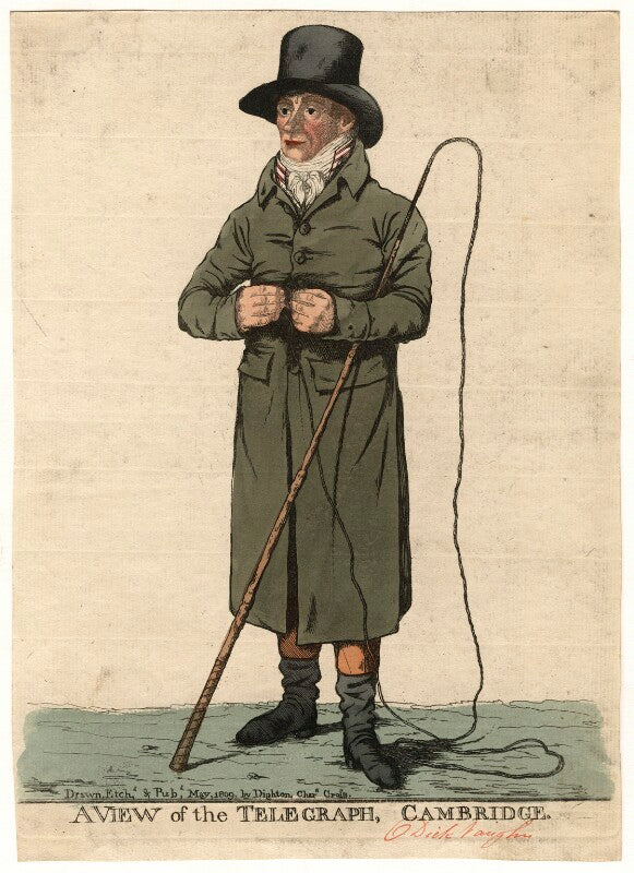 Richard vaughan ('hell fire dick') ('a view of the telegraph, cambridge') npg d13469