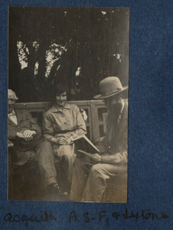 Herbert henry asquith, 1st earl of oxford and asquith; alix strachey; lytton strachey npg ax140633