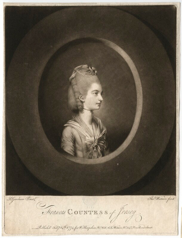 Frances villiers (née twysden), countess of jersey npg d3174