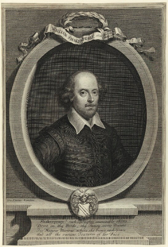 William shakespeare npg d25489