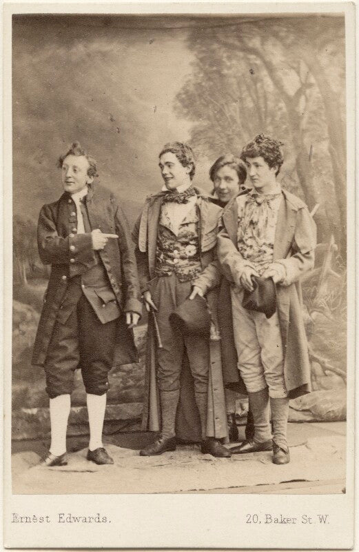 Four unknown actors in 'arrah na pogue' npg x139994