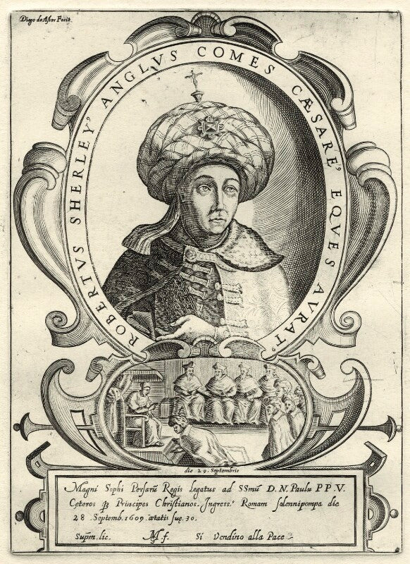 Sir robert shirley (sherley) npg d33608