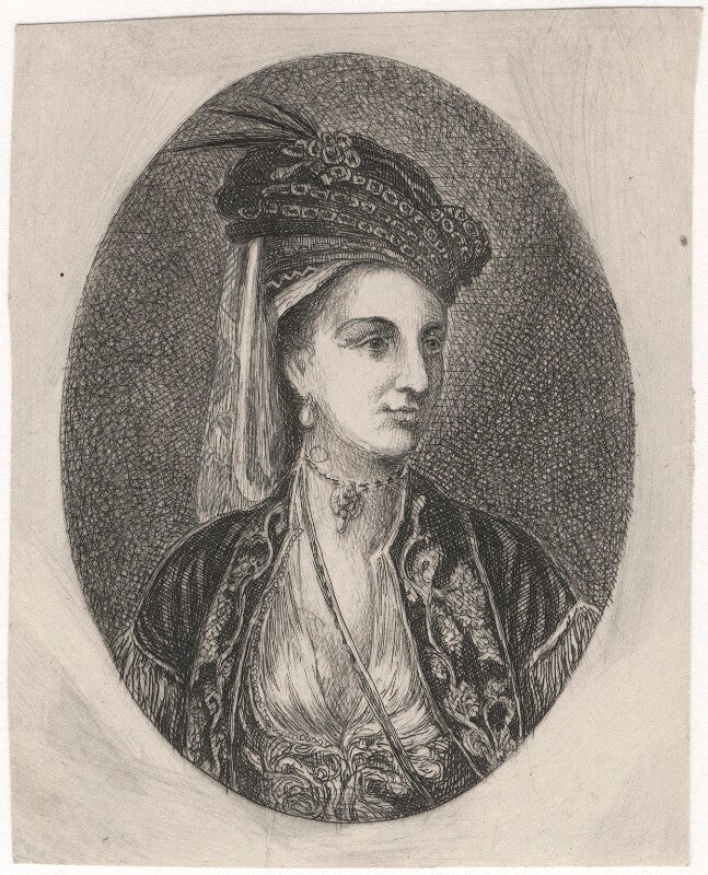 Unknown woman, called lady mary wortley montagu npg d21195