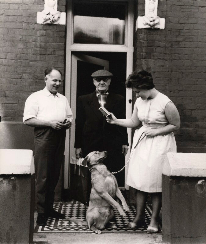 Scottie wilson with his landlord and landlady npg x126214