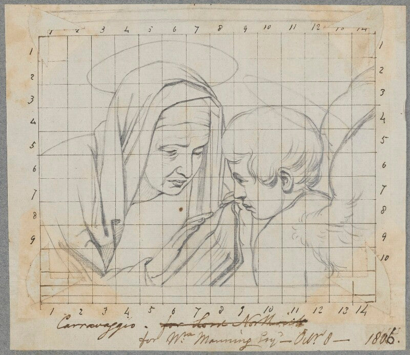 St francesca romana with an angel npg d17437