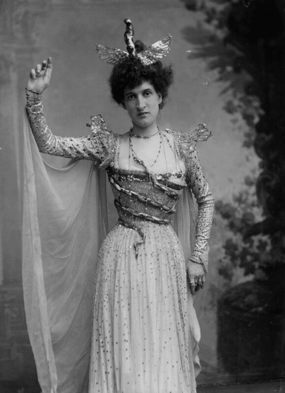 Margot asquith as an oriental snake charmer npg x18799
