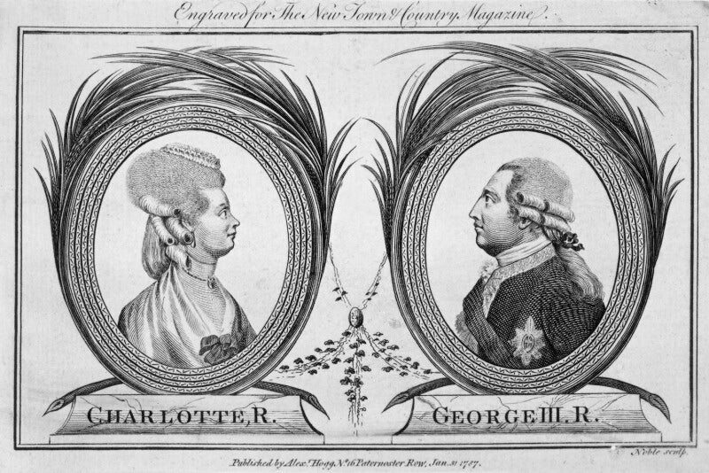 Charlotte of mecklenburg strelitz; king george iii npg d10816