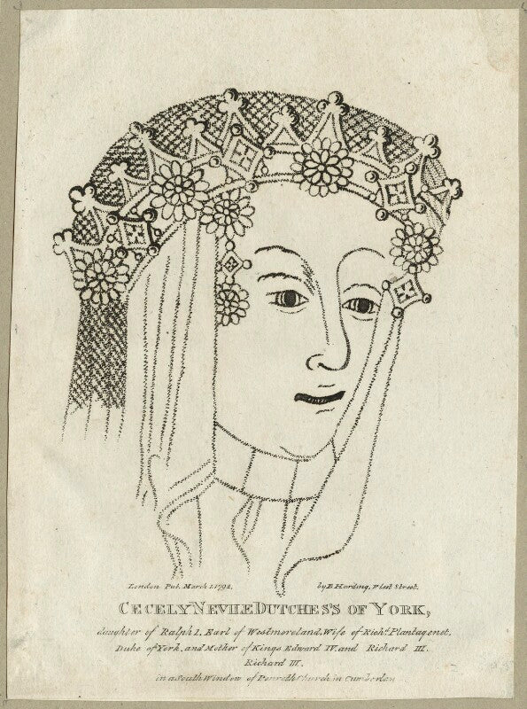 Cecily (née neville), duchess of york npg d23787