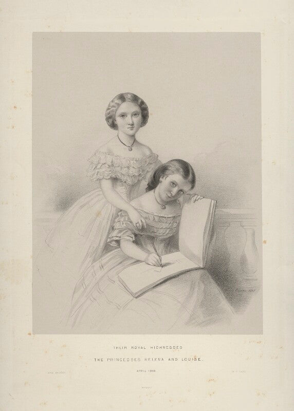 Princess helena augusta victoria of schleswig holstein; princess louise caroline alberta, duchess of argyll npg d22135