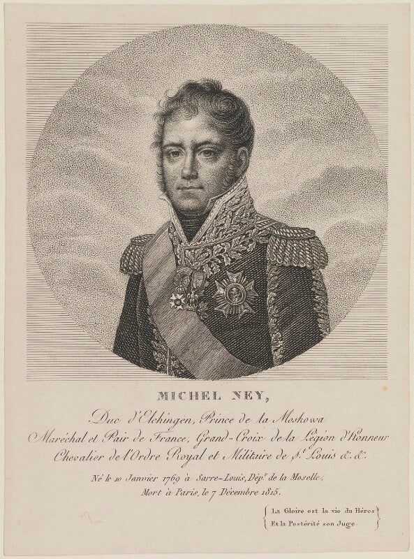 Michel ney, duc d'elchingen, prince de la moskowa npg d15883