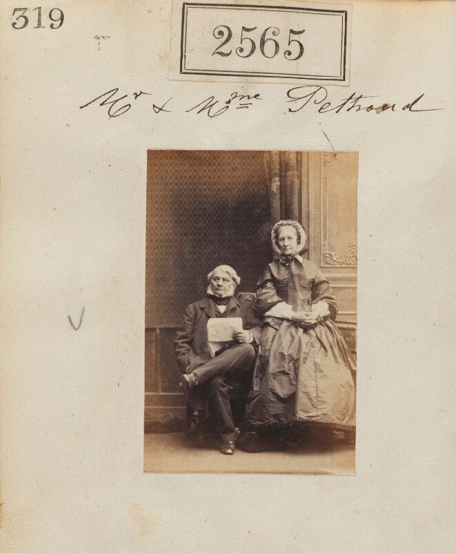 Mr pethoud; mrs pethoud npg ax51954