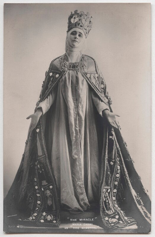 Maria carmi (princess norina matchabelli) as the madonna in 'the miracle' npg x193674