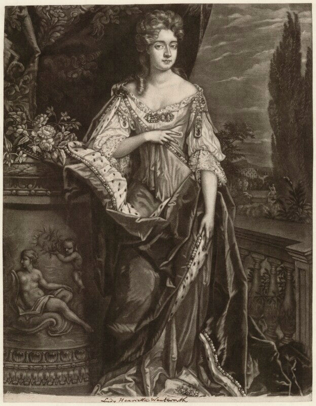 Henrietta maria wentworth, 6th baroness wentworth npg d37649