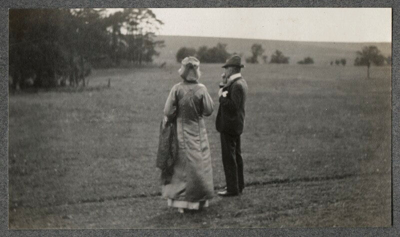 Lady ottoline morrell; lord henry cavendish bentinck npg ax140266