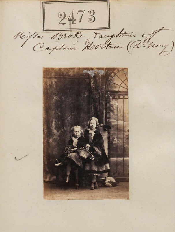 Frederica mary horatia (née vere broke), lady loraine; jane anne (née vere broke), lady de saumarez npg ax51862