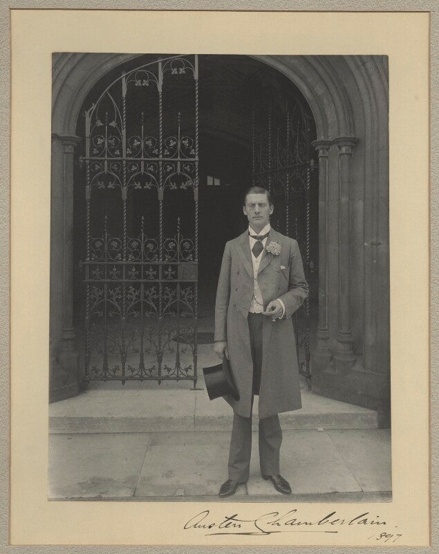 Sir (joseph) austen chamberlain npg x9246