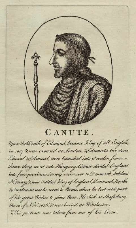 Canute, king of england, denmark and norway npg d23590
