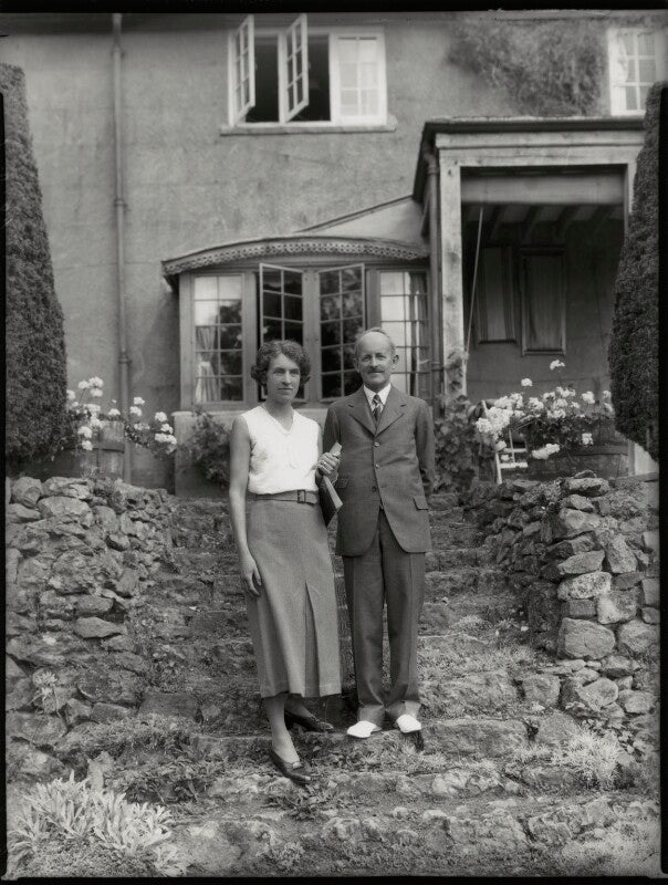 Adeline hermine gertrude ernestine (née de smidt), lady hankey; maurice pascal alers hankey, 1st baron hankey npg x151159