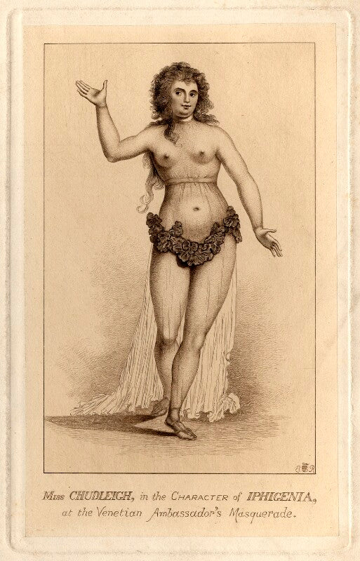 Elizabeth pierrepont (née chudleigh, later hervey), duchess of kingston npg d1106