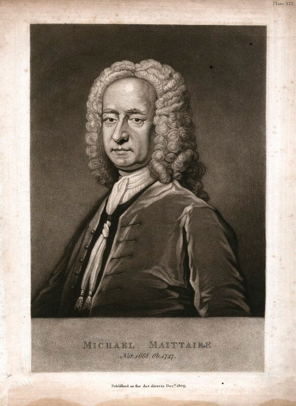Michael maittaire npg d5666