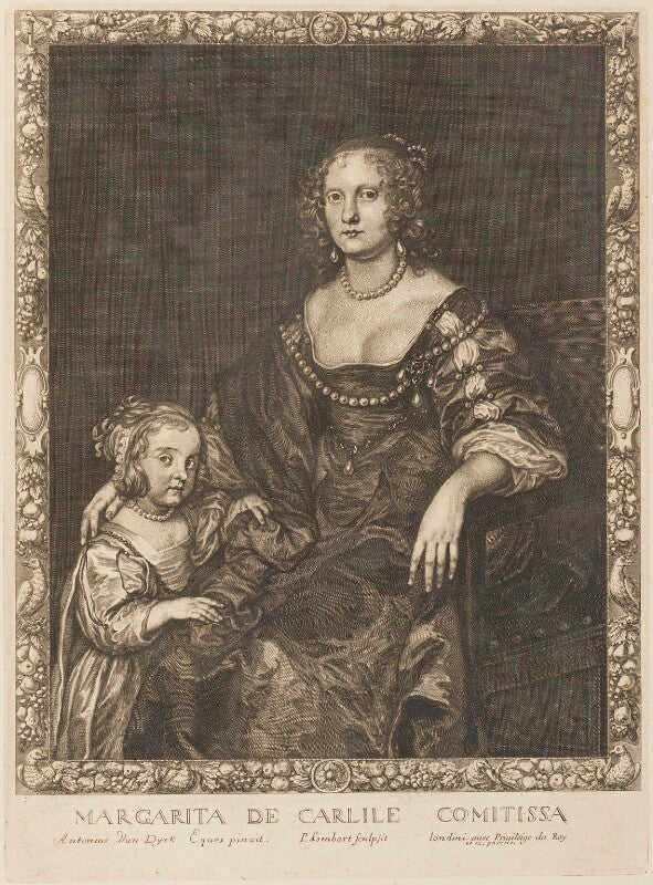 Margaret montagu (née russell), countess of manchester with an unknown daughter npg d34297