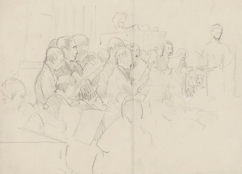 (hubert) leslie woodgate with choral group npg 4975(30)