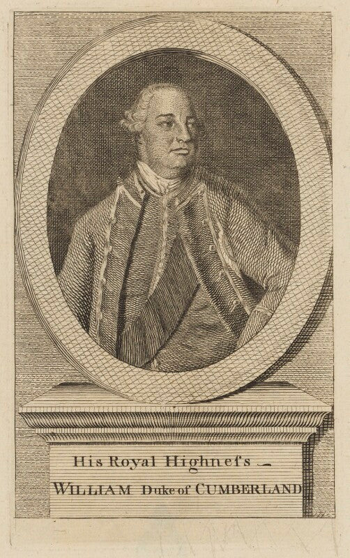 William augustus, duke of cumberland npg d21179