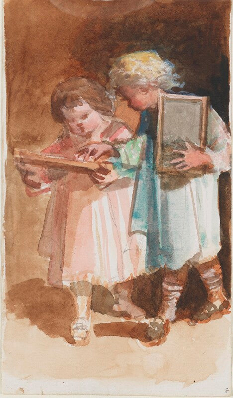 Two unknown children npg d23146(16a)