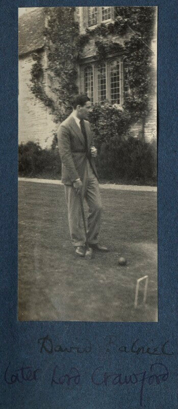 David lindsay, 28th earl of crawford npg ax141544