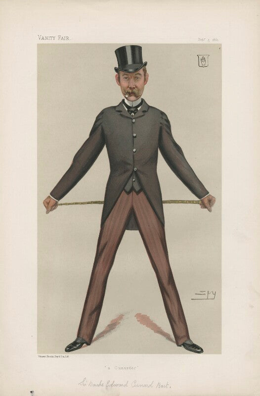Sir bache edward cunard, bt ('men of the day. no. 239.') npg d43998
