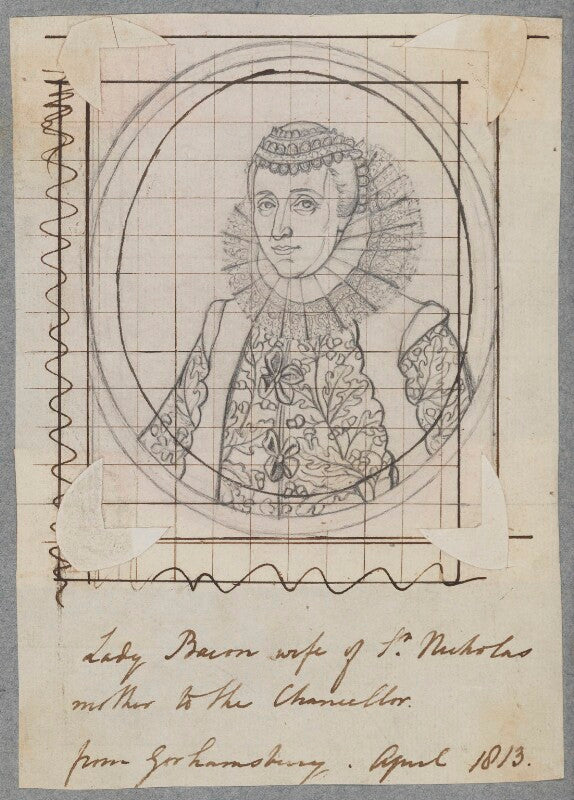 Anne bacon (née cooke), lady bacon npg d17173