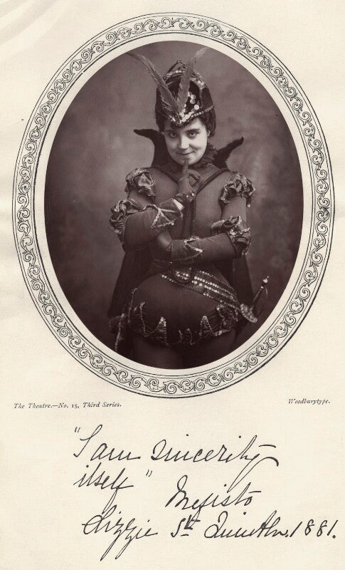 Lizzie st quinten in 'mefisto' npg x134950