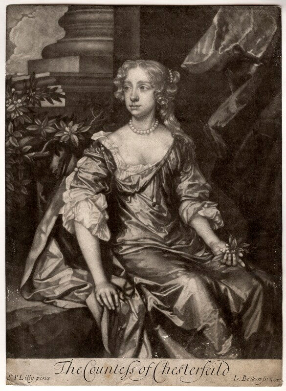 Elizabeth stanhope (née butler), countess of chesterfield npg d1284