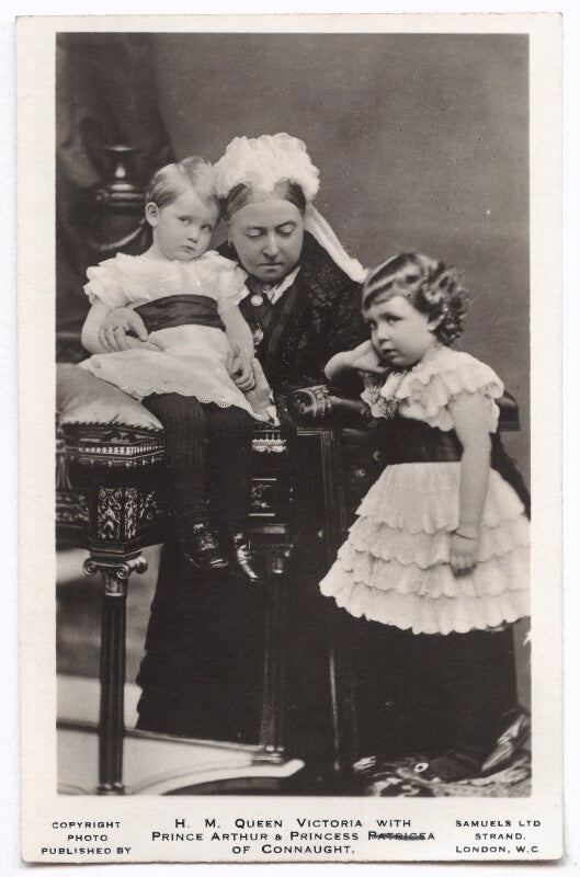 Prince arthur of connaught; queen victoria; margaret, crown princess of sweden npg x135122
