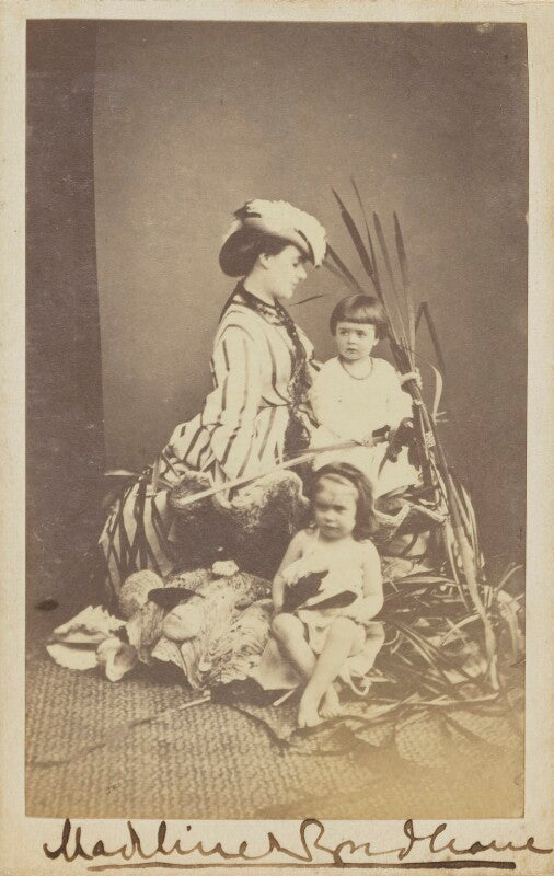 Madeline caroline frances eden wyndham (née campbell); mary constance charteris (née wyndham), countess of wemyss; madeline pamela constance blanche adeane (née wyndham) npg ax68078