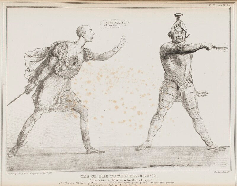 One of the tower hamlets (leicester stanhope, 5th earl of harrington; joseph hume) npg d41166