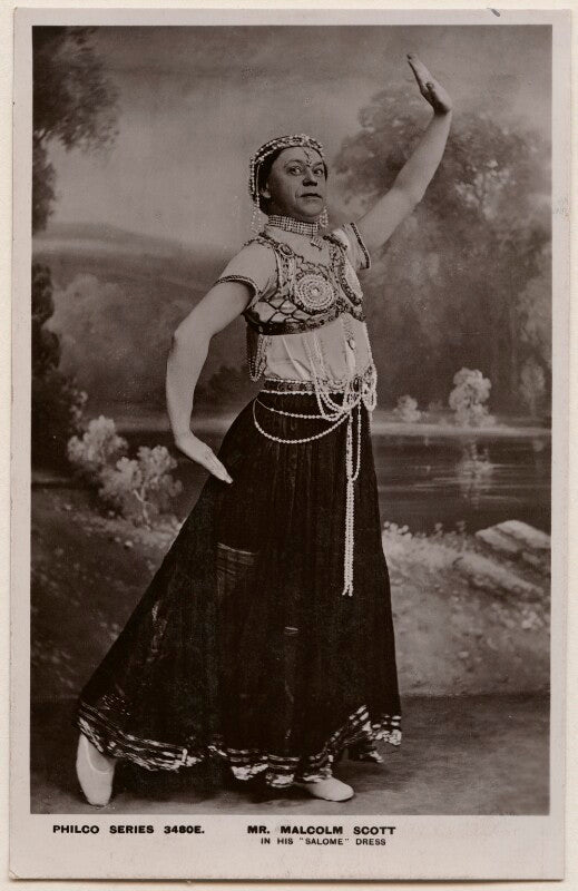 Malcolm scott in his 'salome' dress npg x198166