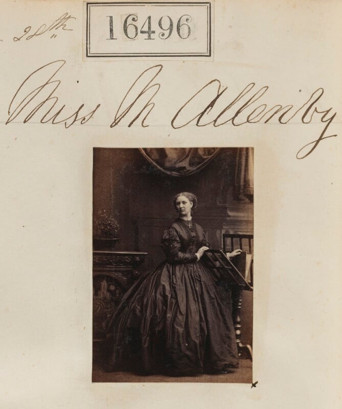 Miss m. allenby npg ax64408