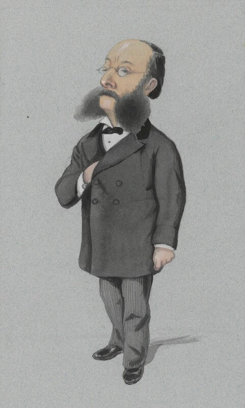 (paul) julius de reuter, baron de reuter (né israel beer josaphat) npg 3275