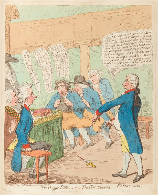 'the dagger scene; or the plot discover'd' npg d12467