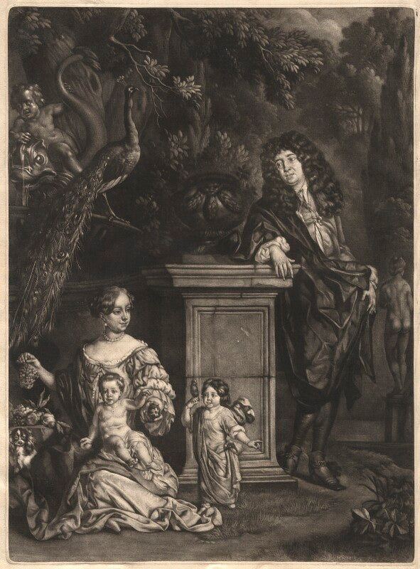Nicolas de largillière; his wife and his son and daughter npg d13683