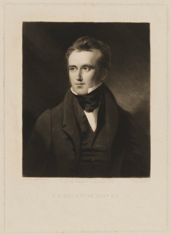 Thomas babington macaulay, baron macaulay npg d38062