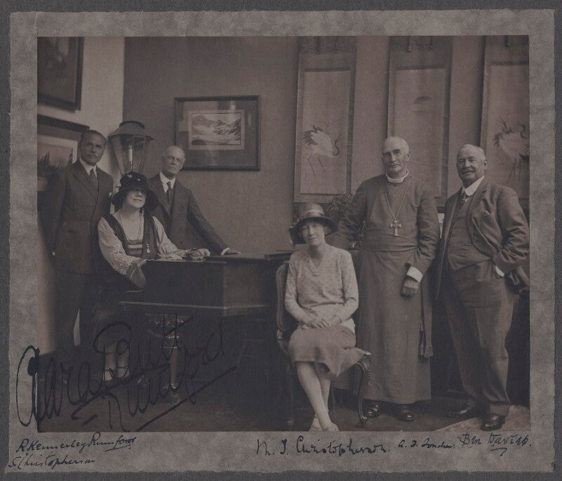 Group including dame clara ellen butt, robert henry kennerley rumford, ben davies npg x137799