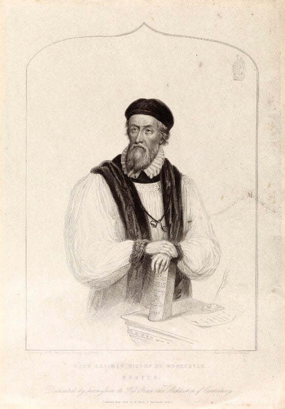 Hugh latimer npg d34329