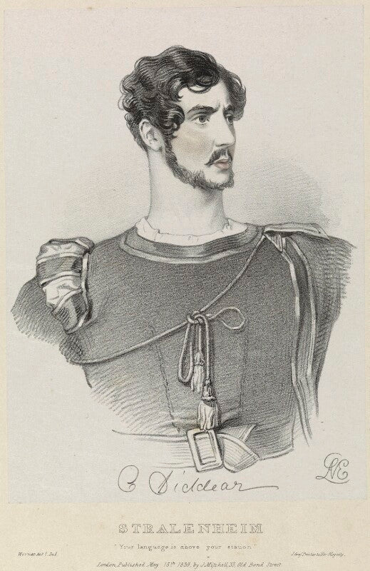 Charles bannister diddear as stralenheim in 'werner' npg d22092