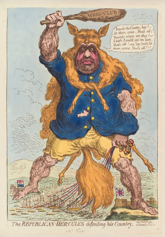 Charles james fox ('the republican hercules defending his country') npg d12599