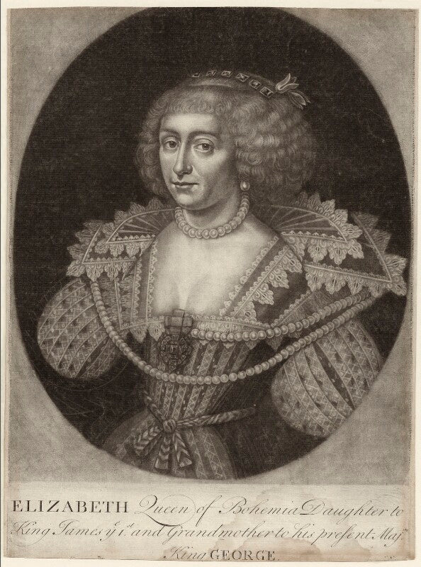 Princess elizabeth, queen of bohemia and electress palatine npg d26451