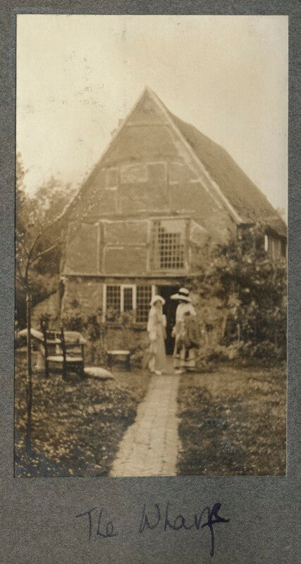 (helen) violet bonham carter (née asquith), baroness asquith of yarnbury; lady ottoline morrell npg ax140419