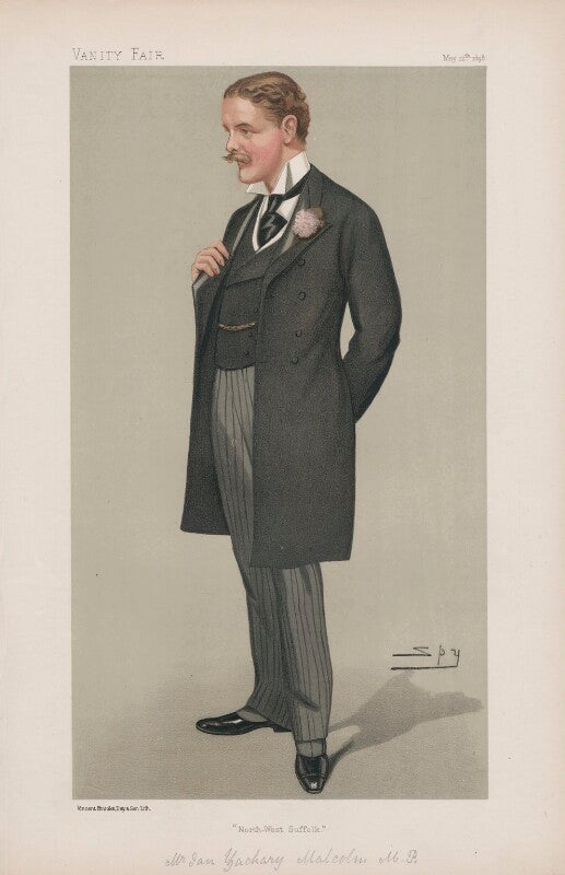 Sir ian zachary malcolm ('statesmen. no. 694.') npg d44906